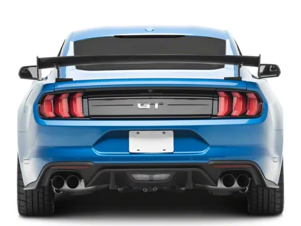 GT500 Track Pack Style Rear Spoiler; Gloss Carbon Fiber - Image 4