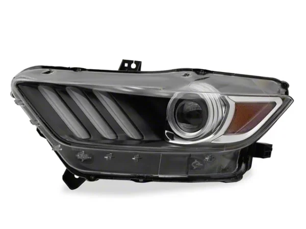 OEM Style Headlight; Black Housing