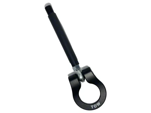 Premium Stealth Tow Hook with Cerakote Black Shaft and Black D-Ring - Image 2